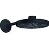 Image de hansgrohe, Pommeau de douche, Douche de tête 280 2jet AXOR ONE avec bras de douche noir mat (2 Types de jets, 12 l/min)