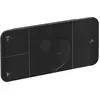 Image de hansgrohe, Robinetterie de salle de bains, Set de finition AXOR ONE pour thermostat encastré 3 voies noir mat