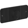 Image de hansgrohe, Robinetterie de salle de bains, Set de finition AXOR ONE pour thermostat encastré 2 sorties noir mat