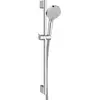 Image de hansgrohe, Système de douche, Vernis Blend Ensemble de douche 100 Vario économe en eau avec barre de douche Crometta 65 cm