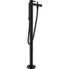 Image de hansgrohe, Robinetterie de salle de bains, HG Set de finition FINORIS pour mitigeur bain/douche au sol noir mat