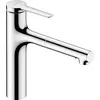 Image de hansgrohe, Robinetterie de cuisine, HG Mitigeur monocommandé pour évier Zesis M33 160, douchette extractible, 2 jets chrome