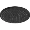 Image de hansgrohe, Pommeau de douche, Douche de tête Raindance S 240 1jet PowderRain : couleur - noir mat (1 Type de jet, 18 l/min)