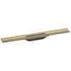 Image de hansgrohe, Rigole de douche, HG caniveau de douche RainDrain Flex raccourcissable montage mural 700mm bronze brossé (700 mm)