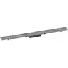 Image de hansgrohe, Rigole de douche, Kit de finition RainDrain Rock Caniveau de douche 800 pouvant être raccourci et carrelé (800 mm)