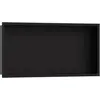 Image de hansgrohe, Rangement pour douche, HG Niche murale XtraStoris Original avec cadre 300x600x100mm noir mat (60 x 10 x 30 cm)
