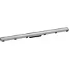 Image de hansgrohe, Rigole de douche, RainDrain Match Set de finition Caniveau de douche 1000 avec cadre réglable en hauteur (inox brossé) (1000 mm)
