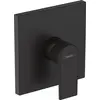 Image de hansgrohe, Robinetterie de salle de bains, VERNIS Shape Set de finition, encastré, robinet de douche, noir mat