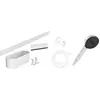 Image de hansgrohe, Pommeau de douche, WallStoris Bundle 105 3 jets Activation EcoSmart, barre murale 70 cm et kit d'accessoires (3 Types de jets, 8.50 l/min)