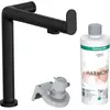 Image de hansgrohe, Robinetterie de cuisine, Système de filtration 240 Aqittura M91 1 jet, Starter Set noir mat
