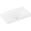 Image de hansgrohe, Lavabo, Xelu Q lavabo, 800x480, suspendu, sans trop-plein, blanc, 6102 (480 mm, 800 mm)