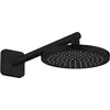 Image de hansgrohe, Pommeau de douche, HG douche de tête AXOR 220, 1 jet, EcoSmart noir mat (1 Type de jet, 7.40 l/min)