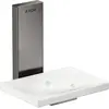 Image de hansgrohe, Distributeur de savon + porte-savon, AXOR Universal Rectangular porte-savon, métal, tablette verre, 42605
