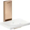 Image de hansgrohe, Distributeur de savon + porte-savon, AXOR Universal Rectangular porte-savon, métal, tablette verre, 42605