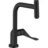 Image de Axor, Robinetterie de cuisine, Mitigeur monocommandé de cuisine CITTERIO Select avec douchette extractible noir mat