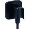 Image de hansgrohe, Système de douche, HG Raccord mural FixFit Q avec support de douche noir mat