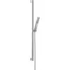 Image de hansgrohe, Pommeau de douche, Pulsify E Set de douche 100, 1 jet, EcoSmart+, avec barre de douche 90 cm, 24381 (1 Type de jet, 5 l/min)