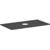 Image de hansgrohe, Console de lavabo, Xelu Q Console avec découpe ronde au centre, 980x550, pour vasque à poser, sans trou pou