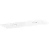 Image de hansgrohe, Console de lavabo, Xelu Q Console avec 2 découpes rondes, 1360x550, pour vasque à poser, sans trou pour rob