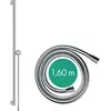 Image de hansgrohe, Barre de douche + curseur, Unica barre de douche S Puro 90 cm, support de pomme de douche Easy Slide, flexible de dou