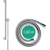Image de hansgrohe, Barre de douche + curseur, Unica barre de douche S Puro 65 cm, support de pommeau de douche Easy Slide, flexible de d