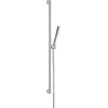 Image de hansgrohe, Pommeau de douche, Pulsify S Set de douche 100, 1 type de jet économe en eau, barre de douche 90 cm, 24382 (1 Type de jet)
