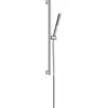Image de hansgrohe, Pommeau de douche, Pulsify S Set de douche 100, 1 type de jet économie deau+, barre de douche 65 cm, 24373 (1 Type de jet, 5.40 l/min)