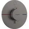 Image de hansgrohe, Robinetterie de salle de bains, ShowerSelect Comfort S thermostat, encastré, 1 consommateur, rosace ronde, avec bouton, 1