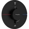 Image de hansgrohe, Robinetterie de salle de bains, ShowerSelect Comfort S thermostat, encastré, 2 consommateurs, rosace ronde, 15554