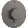 Image de hansgrohe, Robinetterie de salle de bains, ShowerSelect Comfort S thermostat, encastré, 2 consommateurs, rosace ronde, 15554