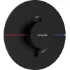 Image de hansgrohe, Robinetterie de salle de bains, ShowerSelect Comfort S thermostat, encastré, 1 consommateur, rosace ronde, 15559