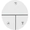 Image de hansgrohe, Robinetterie de salle de bains, ShowerSelect Comfort S robinet, encastré, 3 consommateurs, rosace ronde, 15558