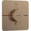 Image de hansgrohe, Robinetterie de salle de bains, ShowerSelect Comfort Q thermostat, encastré, 1 consommateur, rosace Soft Edge, avec touch