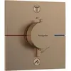 Image de hansgrohe, Robinetterie de salle de bains, ShowerSelect Comfort E thermostat, encastré, 2 consommateurs, rosace carrée, avec combin