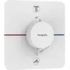 Image de hansgrohe, Robinetterie de salle de bains, ShowerSelect Comfort Q thermostat, encastré, 2 consommateurs, rosace Soft Edge, 15583