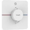Image de hansgrohe, Robinetterie de salle de bains, ShowerSelect Comfort Q thermostat, encastré, 1 consommateur, rosace Soft Edge, avec touch