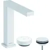 Image de hansgrohe, Robinetterie de salle de bains, Tecturis E Mitigeur monocommandé pour lavabo 150, 2 trous, garniture découlement non ver