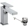 Image de hansgrohe, Robinetterie de salle de bains, Tecturis E ngreeps washboardkraan 110 CoolStart met trekwaste chroom