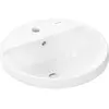 Image de hansgrohe, Lavabo, Xuniva S lavabo encastré, avec trop-plein, 1 trou pour robinet, 450x450mm, blanc (450 mm, 450 mm)