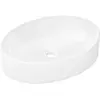 Image de hansgrohe, Lavabo, Xuniva D lavabo à poser, sans trop-plein, sans trou pour robinet, 550x400mm, blanc (400 mm, 550 mm)