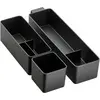 Image de hansgrohe, Rangement pour salle de bains, IntraStoris Séparation intérieure de tiroir, kit de base, 100x345, noir mat, 54224670