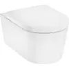 Image de hansgrohe, Cuvette toilettes + bidet, EluPura S kit WC mural 540 AquaFall Flush, siège de WC inclus, SmartClean, blanc, 540x360