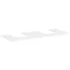 Image de hansgrohe, Console de lavabo, Xevolos E Console, 2 découpes, 1370x550mm, pour vasque à poser, 54207
