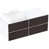 Image de hansgrohe, Console de lavabo, Xevolos E Console, 1 découpe à gauche, 1370x550mm, pour vasque à poser, 54205