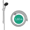 Image de hansgrohe, Pommeau de douche, Rainfinity Set de douche 130, 3jet, S Puro Barre de douche 650mm, 28745 (3 Types de jets, 14 l/min)