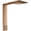 Image de hansgrohe, Pommeau de douche, AXOR ShowerComposition module de douche 250/250, 2jet, avec douchette dépaule, saillie 48 (3 Types de jets, 21.60 l/min)