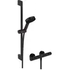 Image de Hansgrohe Pulsify Select S thermostatische doucheset 15cm met 3 straalsoorten en glijstang 65cm mat zwart
