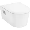 Image de hansgrohe, Cuvette toilettes + bidet, EluPura Original S kit WC suspendu, 365x540mm, SmartClean, AquaChannel Flush, siège WC in