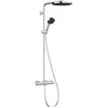 Image de hansgrohe, Système de douche, Pulsify S Puro Système de douche 260, 1jet, Ecostat Fine, douchette à main 3jet, EcoSmar