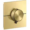 Image de hansgrohe, Robinetterie de salle de bains, AXOR ShowerSelect ID thermostat, encastré, carré, 2 consommateurs, combinaison de sécur
